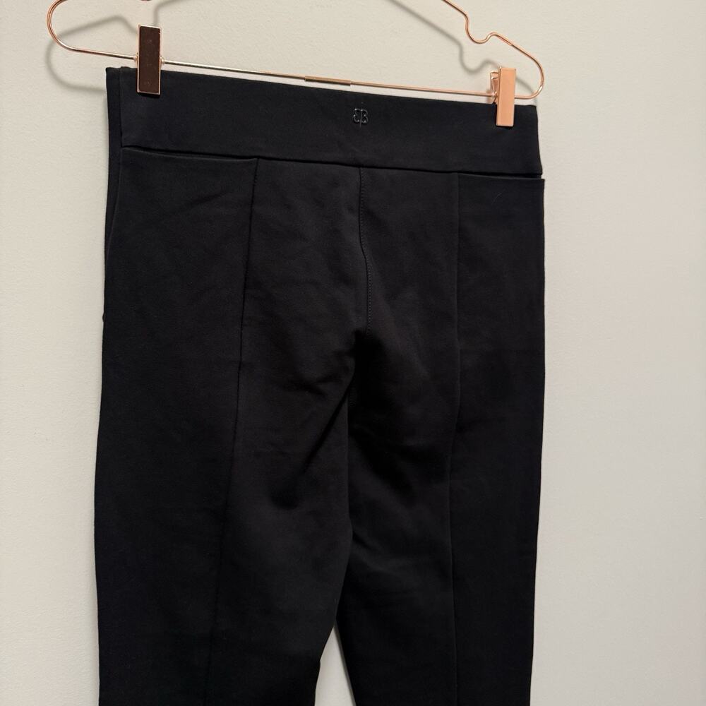 Betabrand Dress Pant Yoga Pant Size M Long Black Ponte Tapered Leg Stretch Work - Picture 5 of 6